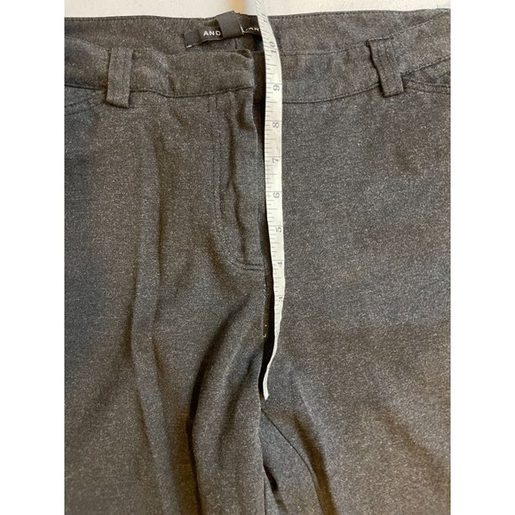 Andrew Marc Women's Dress Ankle Pants Stretchy AP5KX732 Dark Gray Size 12 - Picture 4 of 9
